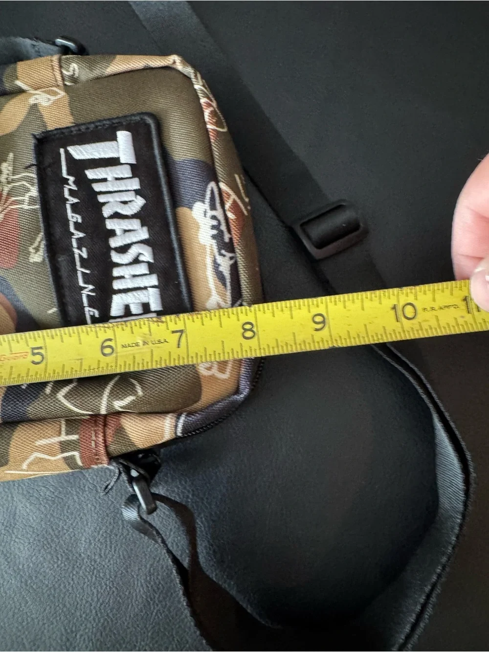 Herschel Supply Co x Thrasher Gonz Heritage Woodland Camo Crossbody Bag